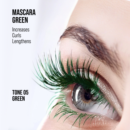 METALLIC MASCARA - GREEN