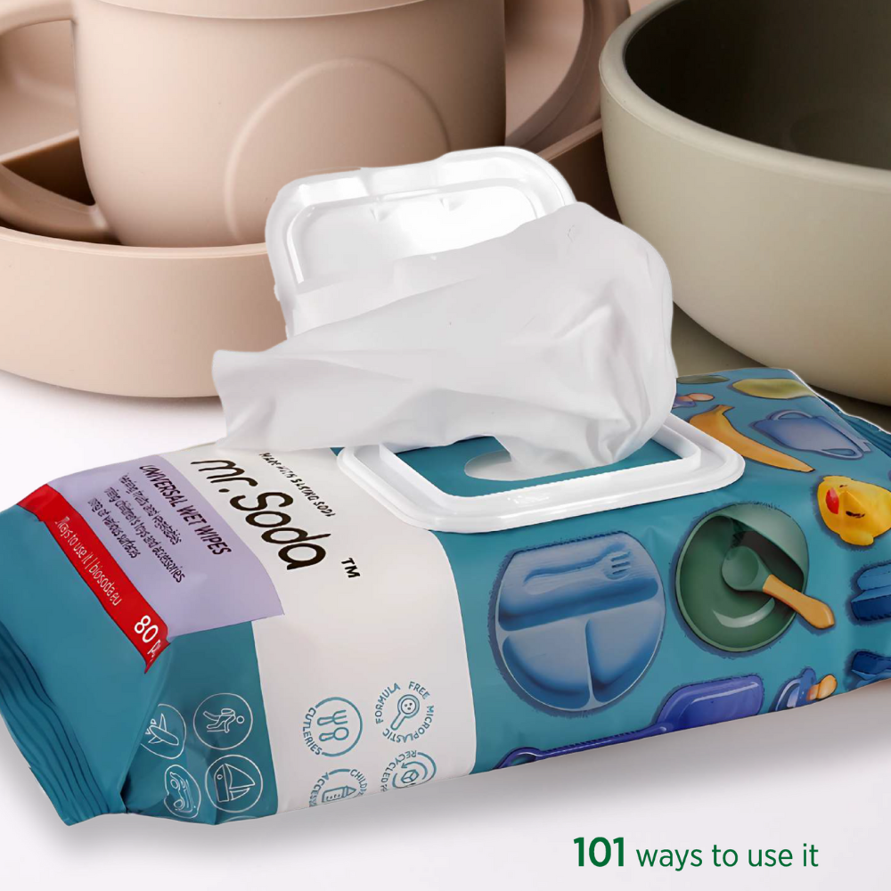 InSoda: Mr.Soda Universal Wet Wipes, 80 pcs