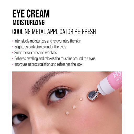 EYE CREAM CRYO MASSAGER, Hyaluronic 18 ML