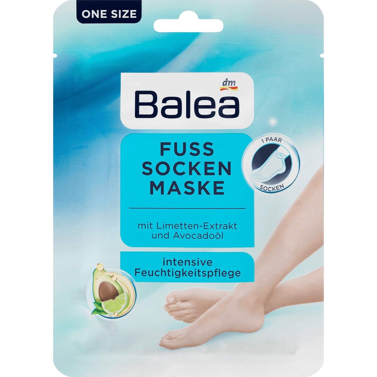 MOISTURISING FOOT MASK -BALEA - 1 pair
