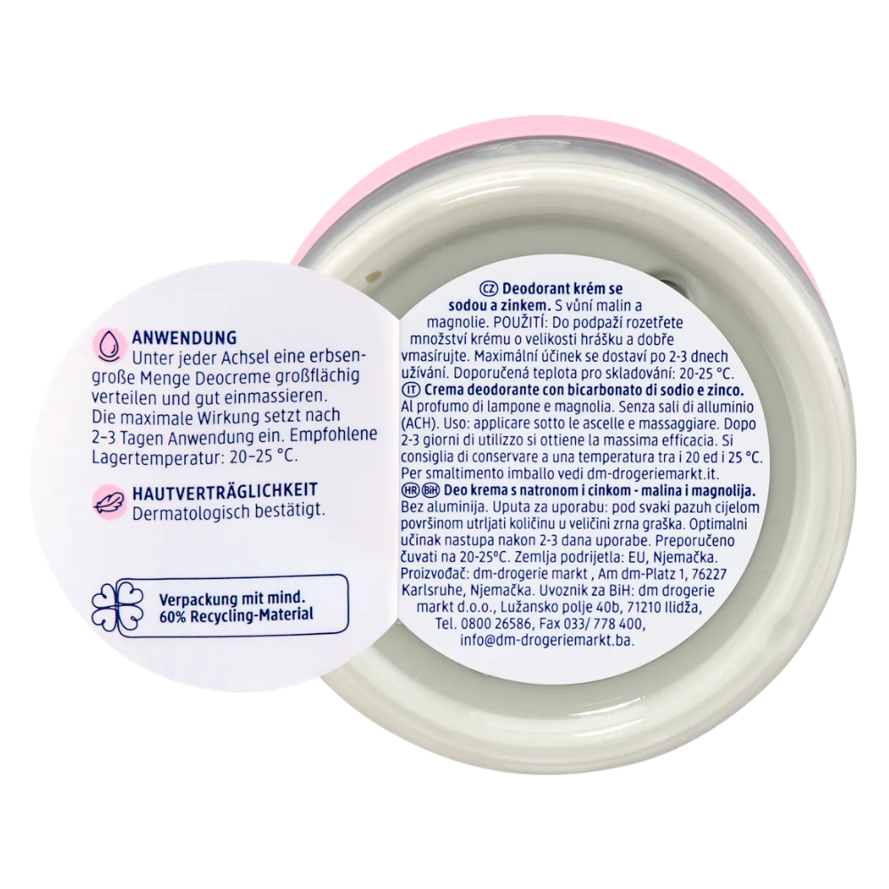 Balea Deodorant Cream with Baking Soda & Zinc – 50 ml – view 4