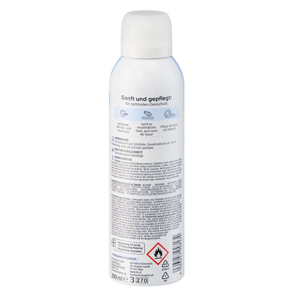 Balea Deodorant Spray Sensitive – 200 ml