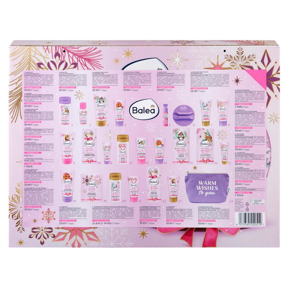 Balea Advent Calendar 2026 "Warm Wishes" – 1 pc