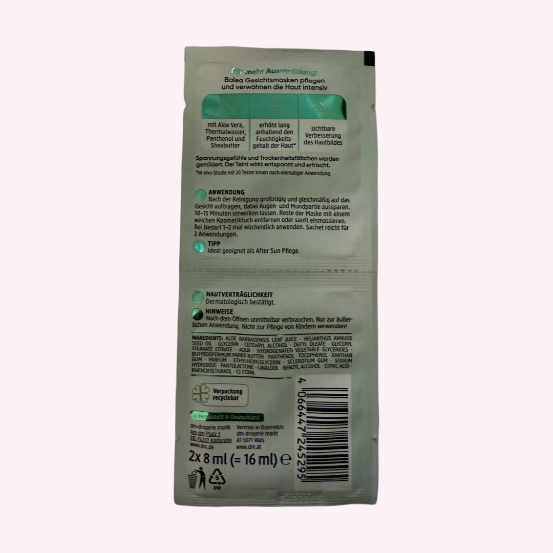 ALOE VERA FACE MASK