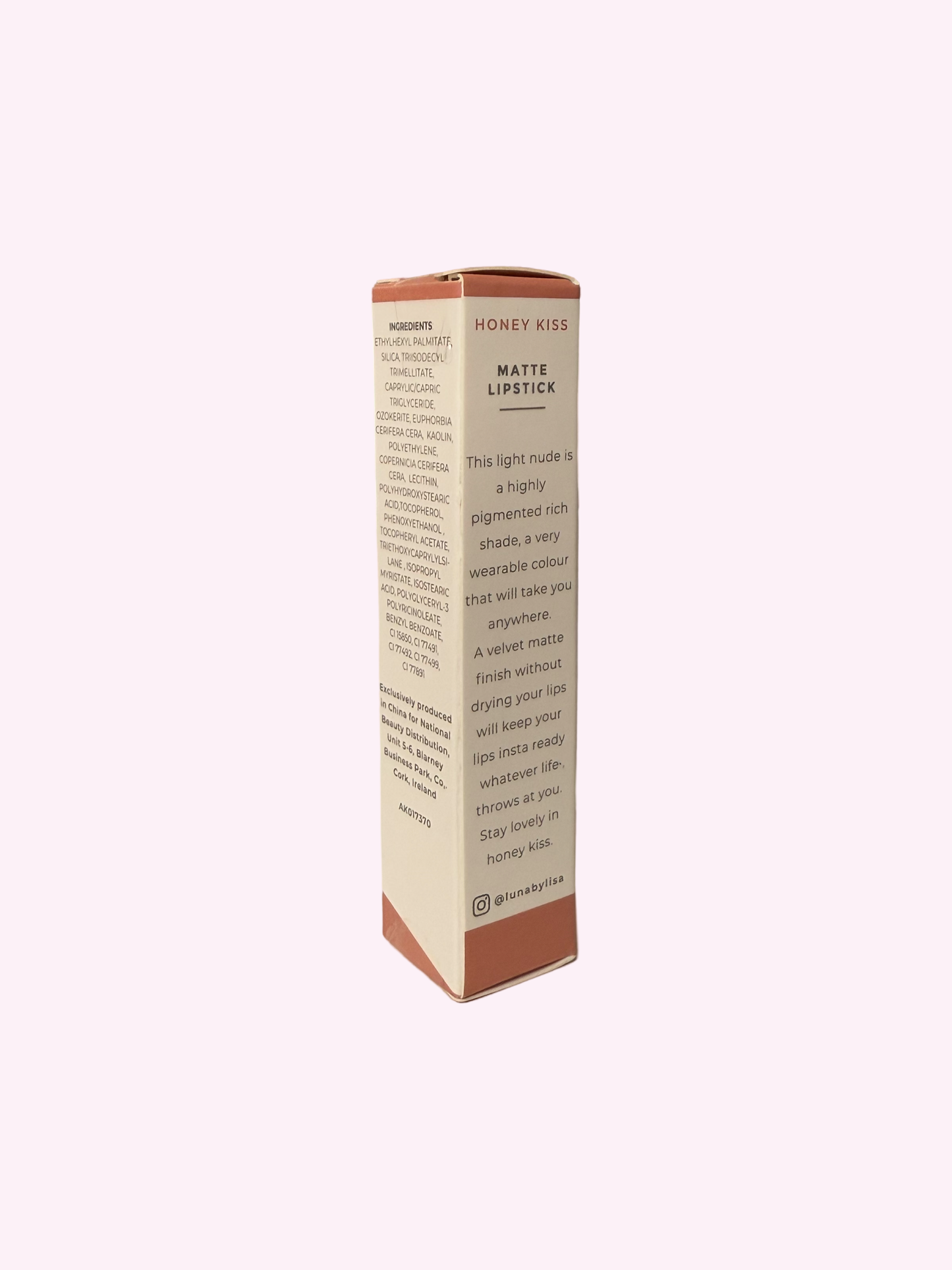 LUNA HONEY KISS MATTE LIPSTICK