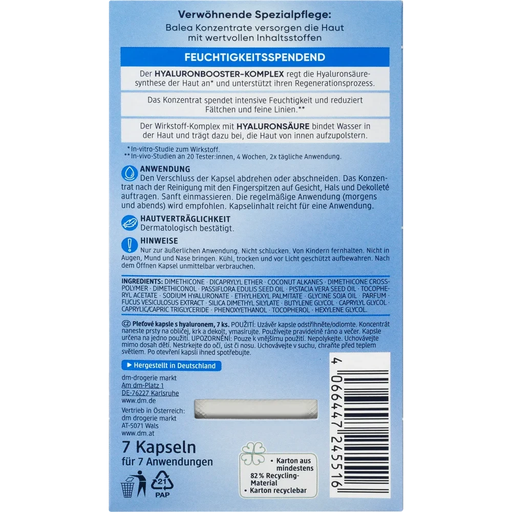 CONCENTRATE HYALURONIC ACID CAPSULES