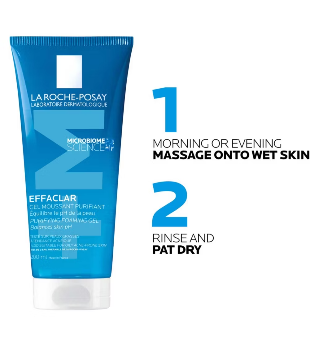 LA ROCHE-POSAY EFFACLAR PURIFYING CLEANSING GEL - 200ml