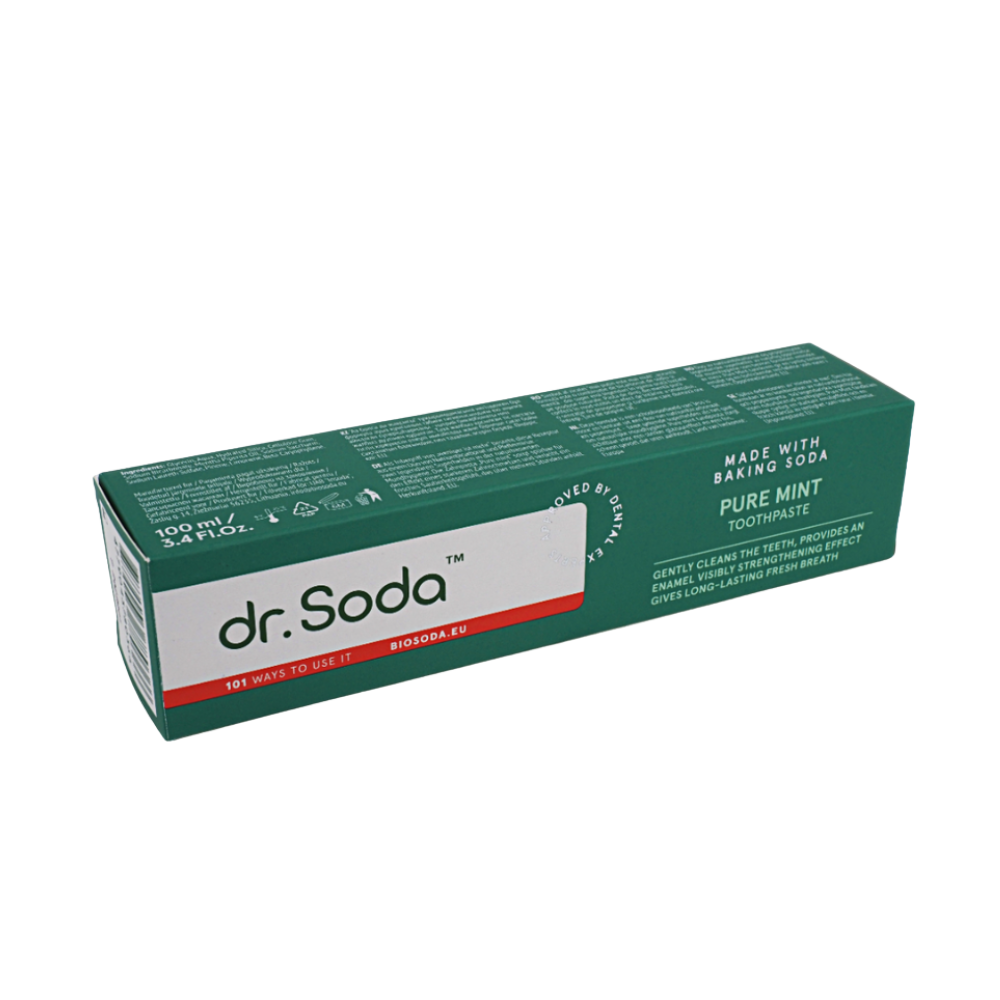 INSODA: TOOTHPASTE 'PURE MINT' - 100g - VEGAN
