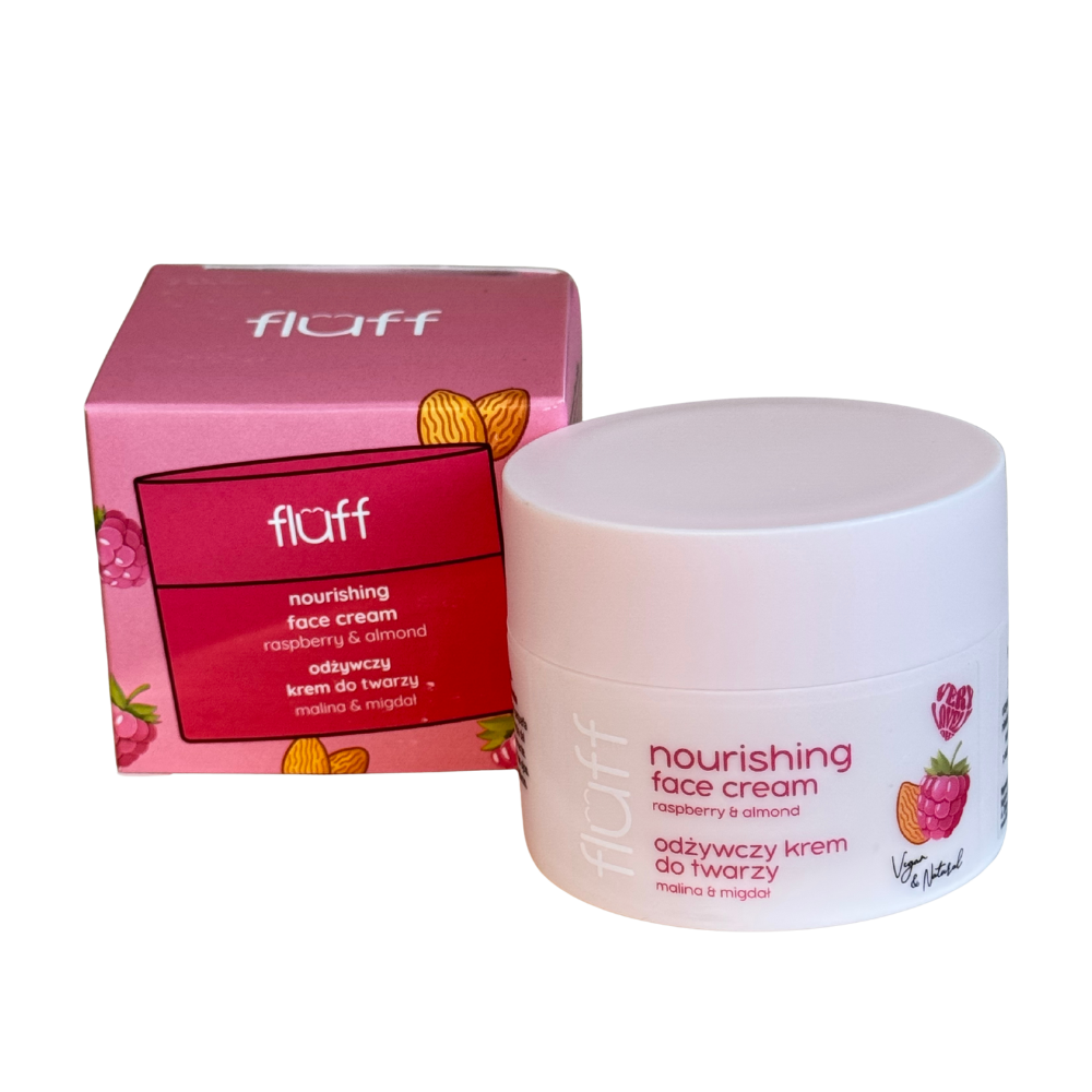 DAMAGED BOX! - NOURISHING FACE CREAM - RASPBERRY & ALMOND