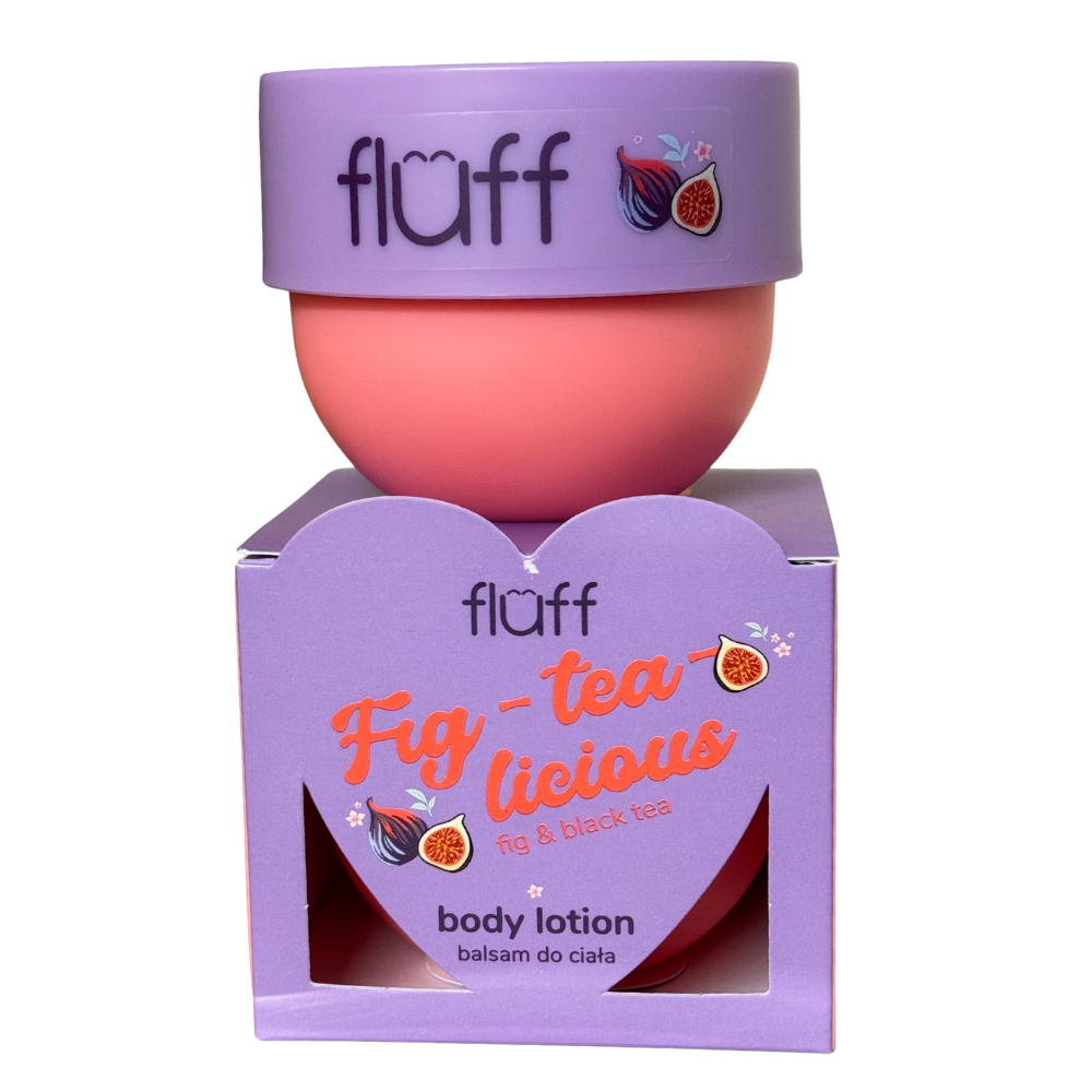 FLUFF -BODY LOTION FIG-TEALICIOUS - FIG & BLACK TEA - 150ml