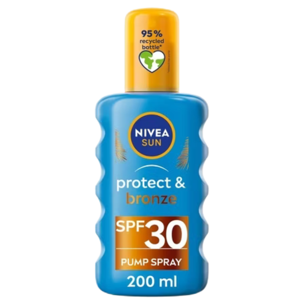Nivea Sun Protect & Bronze Sun Spray 200ml SPF30
