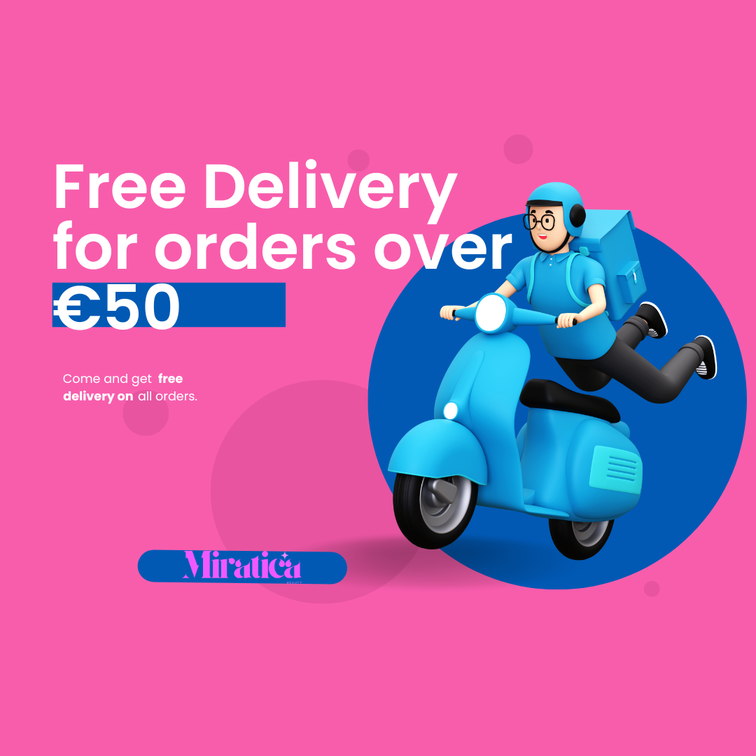 FREE DELIVERY IN IRELAND AND EUROPE FOR ORDERS OVER €50