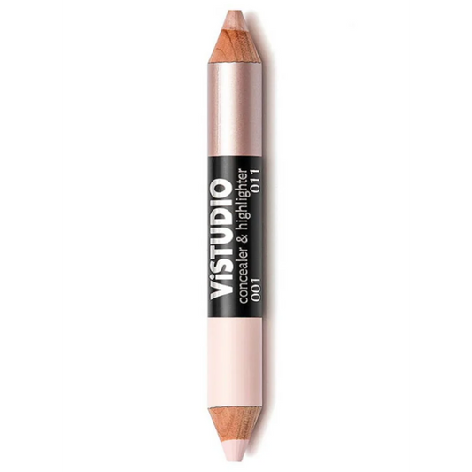 VISTUDIO CONCEALER & HIGHLIGHTER DUO - 001 & 011