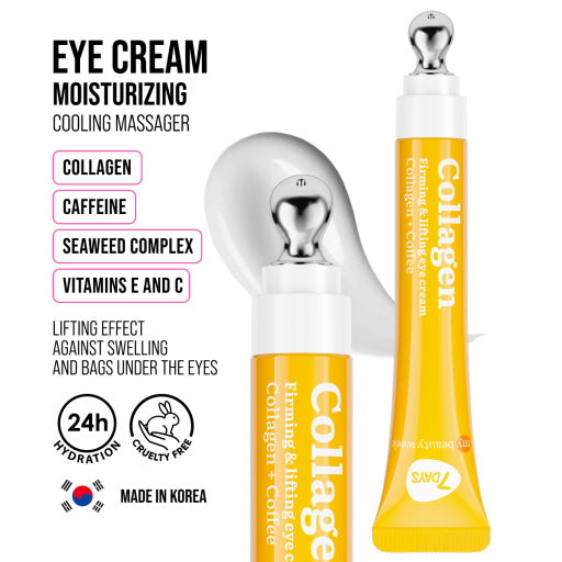 EYE CREAM CRYO MASSAGER, Collagen 18 ML