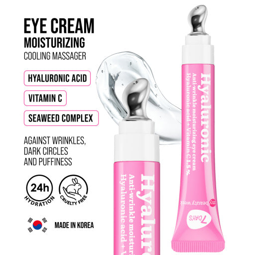 EYE CREAM CRYO MASSAGER, Hyaluronic 18 ML