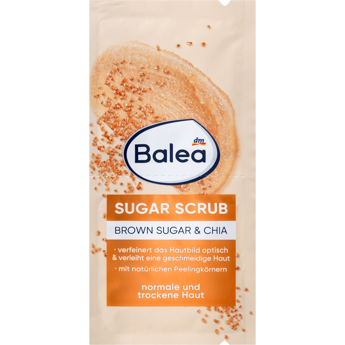 Balea Brown Sugar Scrub 2x8ml