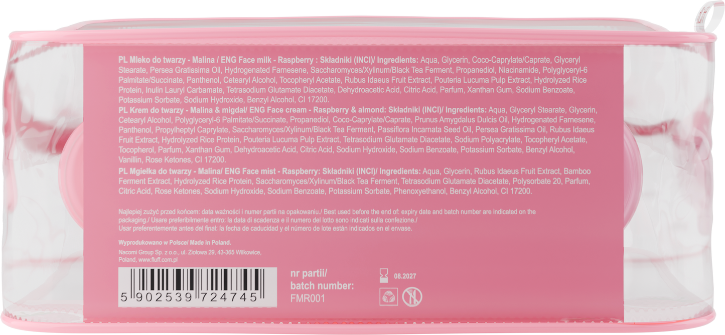 FLUFF - FACE CARE SET - MERRY RASPBERRY
