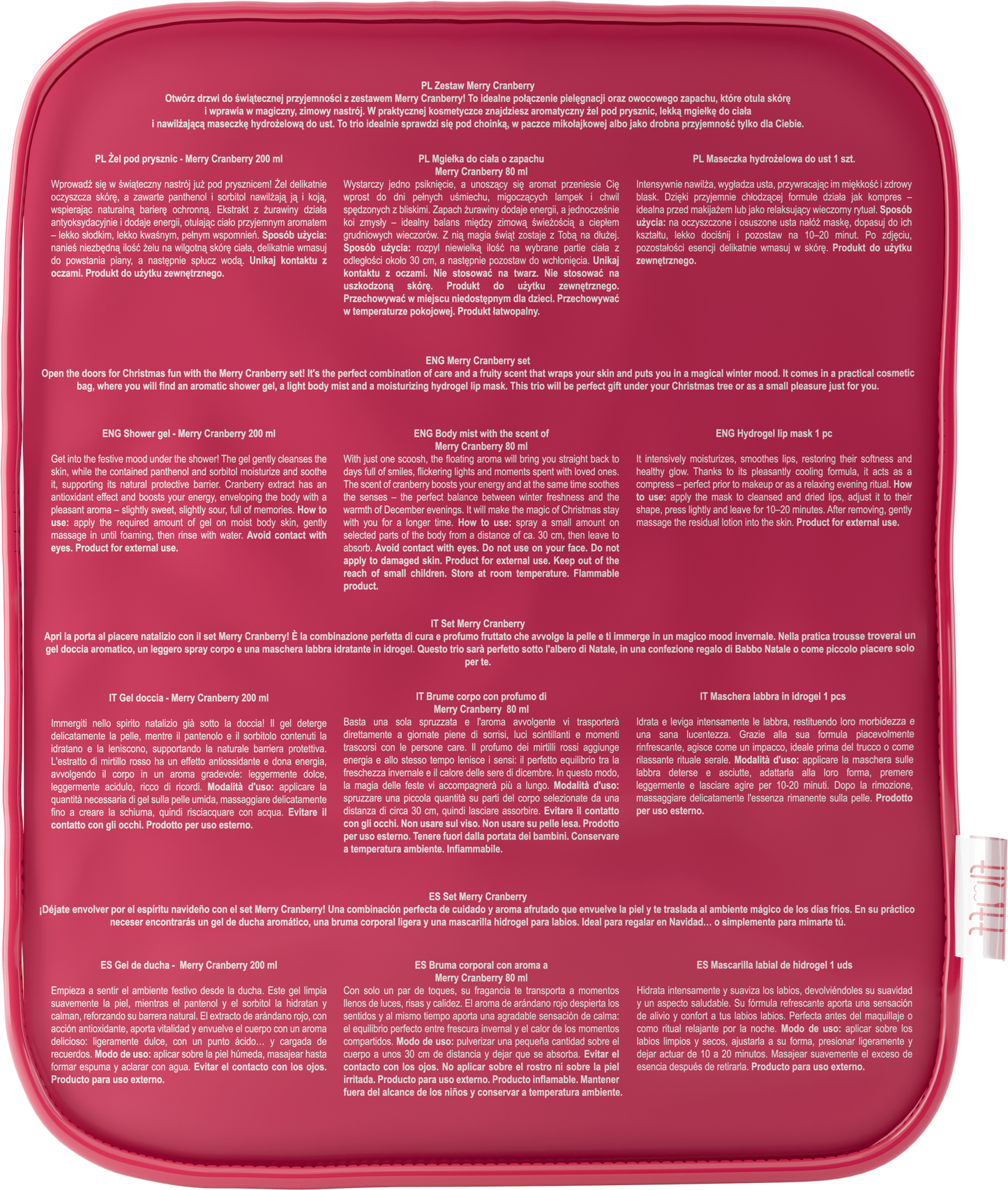 FFLUFF - ACE & BODY CARE GIFT SET - MERRY CRANBERRY