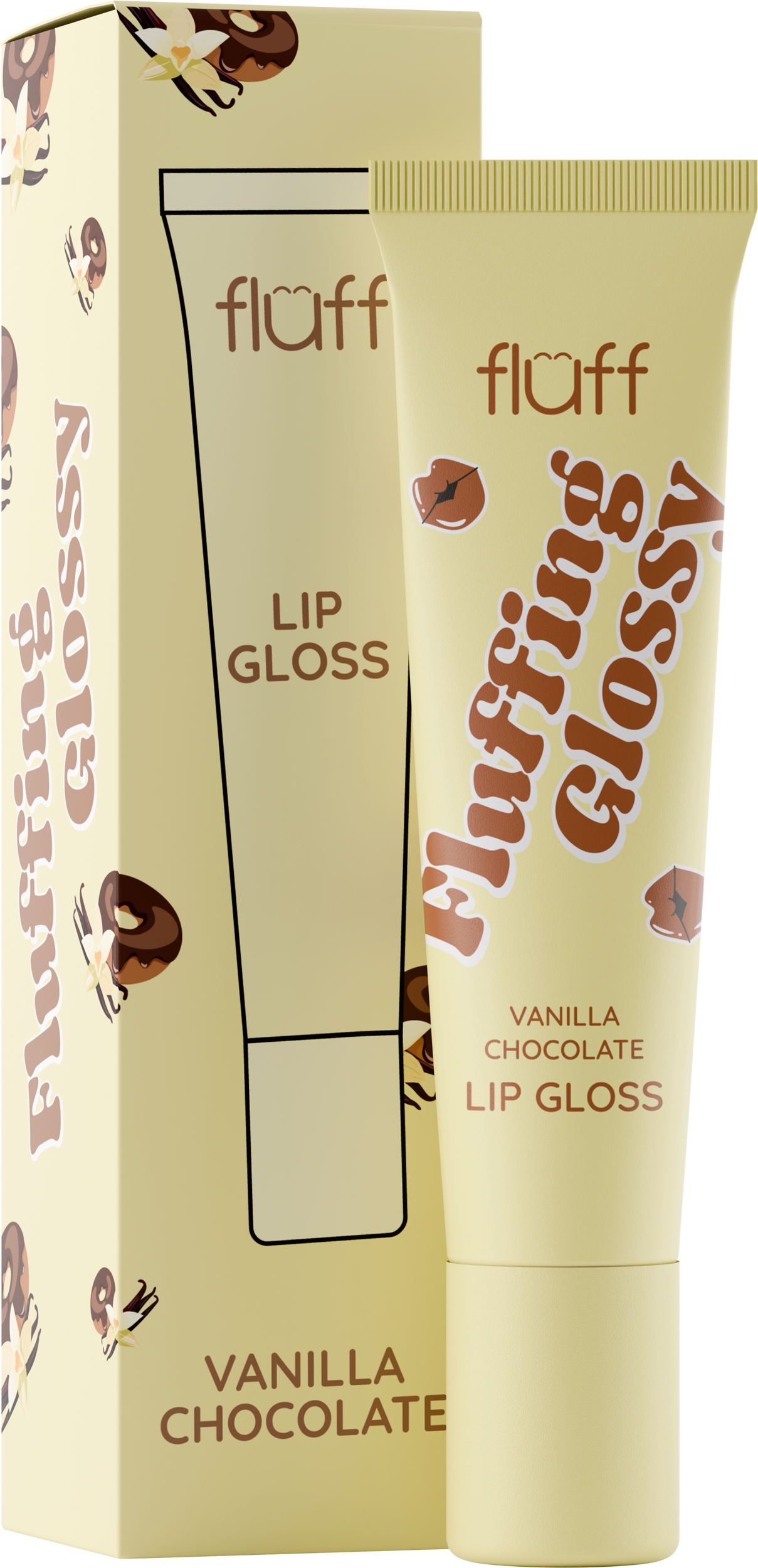FLUFF - FACE & BODY CARE GIFT SET - VANILLA CHOCOLATE