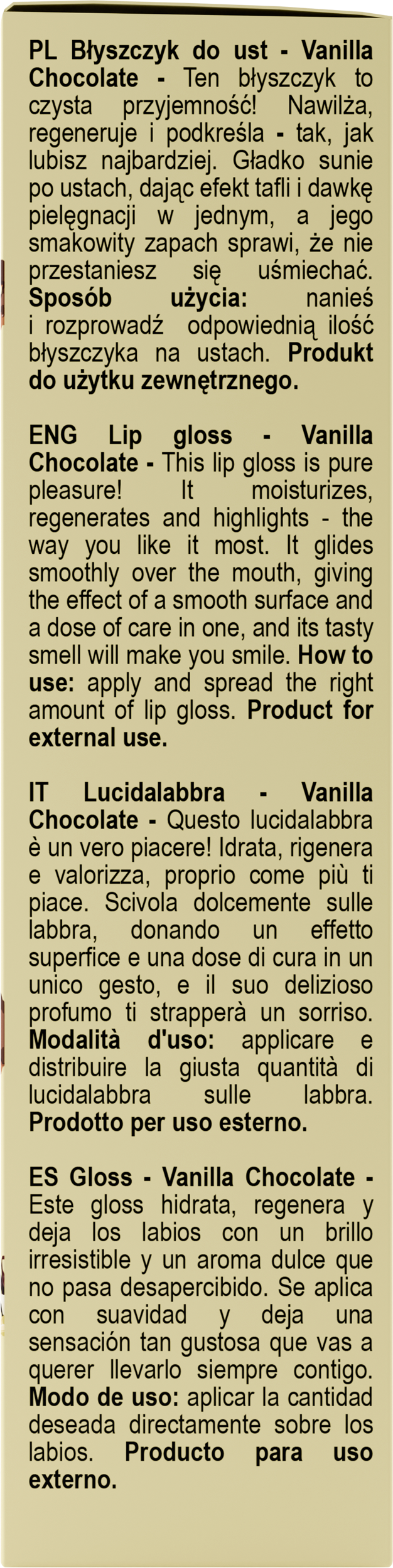 FLUFF - FACE & BODY CARE GIFT SET - VANILLA CHOCOLATE