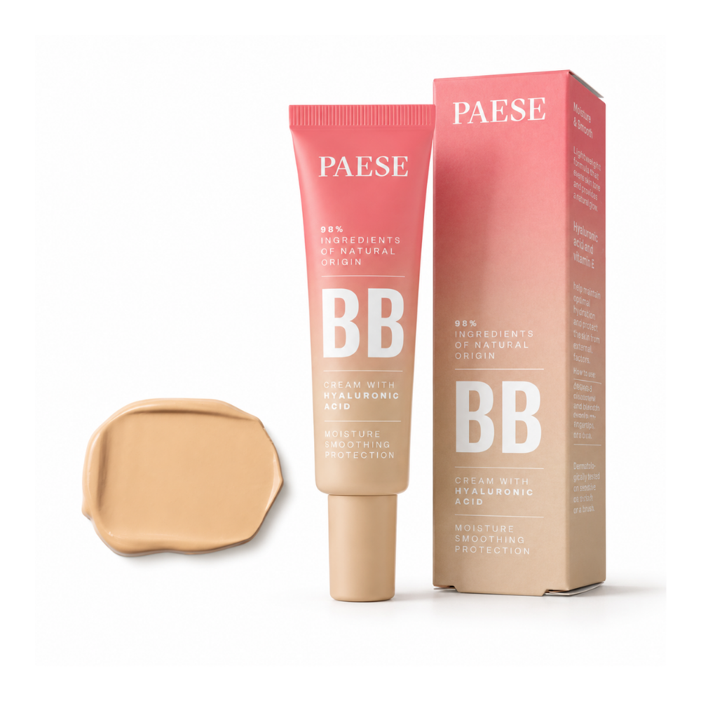 PAESE BB Cream with Hyaluronic Acid - 03W Natural - 30 ml