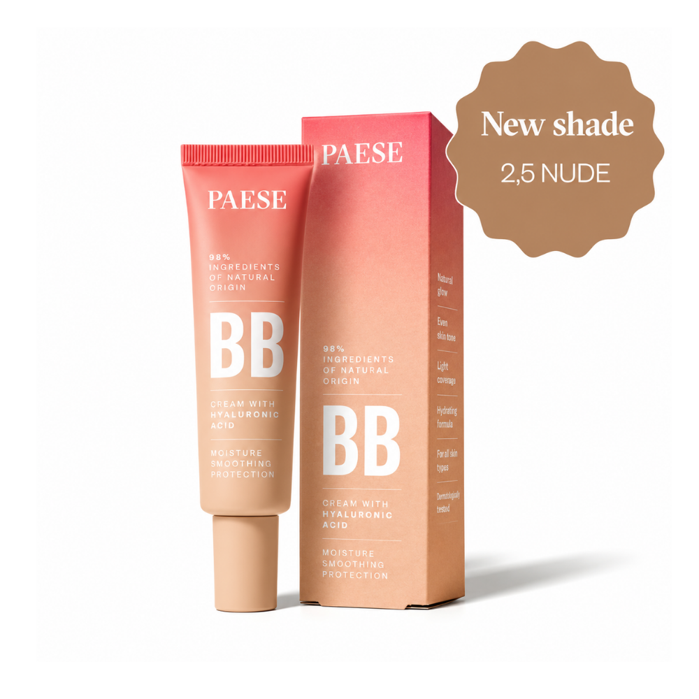 PAESE BB Cream with Hyaluronic Acid - 2.5 Nude - 30 ml