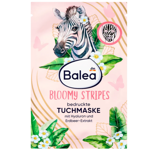 Balea Sheet Mask "Bloomy Stripes" – 1 pc
