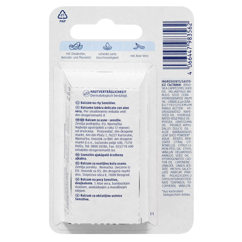 Balea Lip Balm Sensitive - double pack