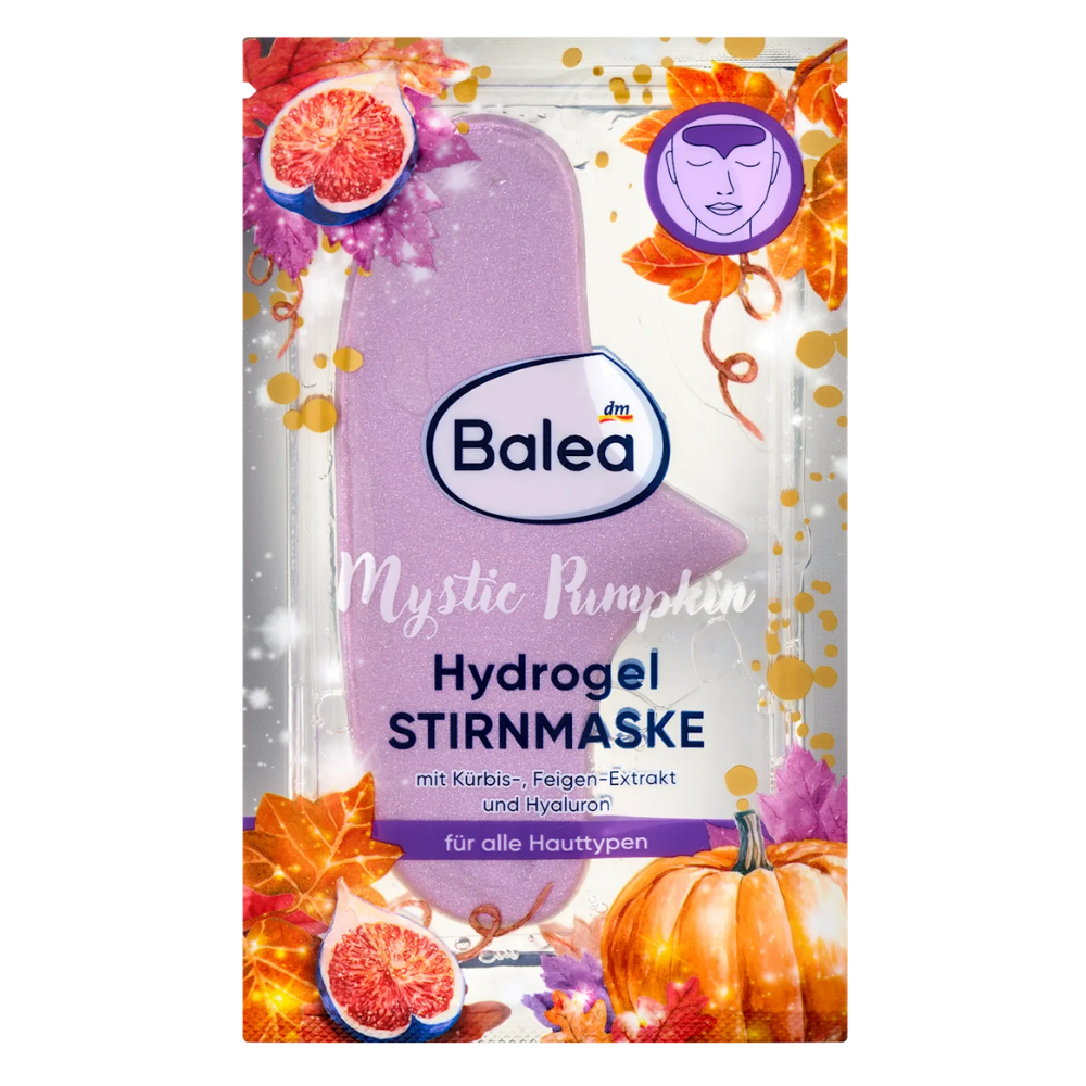 Balea Forehead Hydrogel Mask "Mystic Pumpkin" – 1 pc