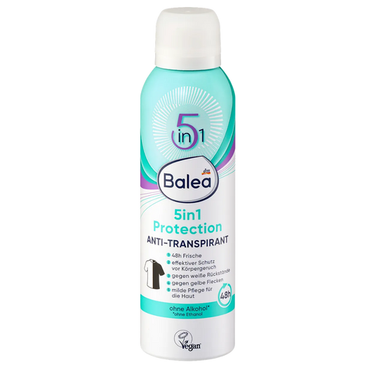 Balea Antiperspirant Deodorant Spray "Protection 5in1" – 200 ml
