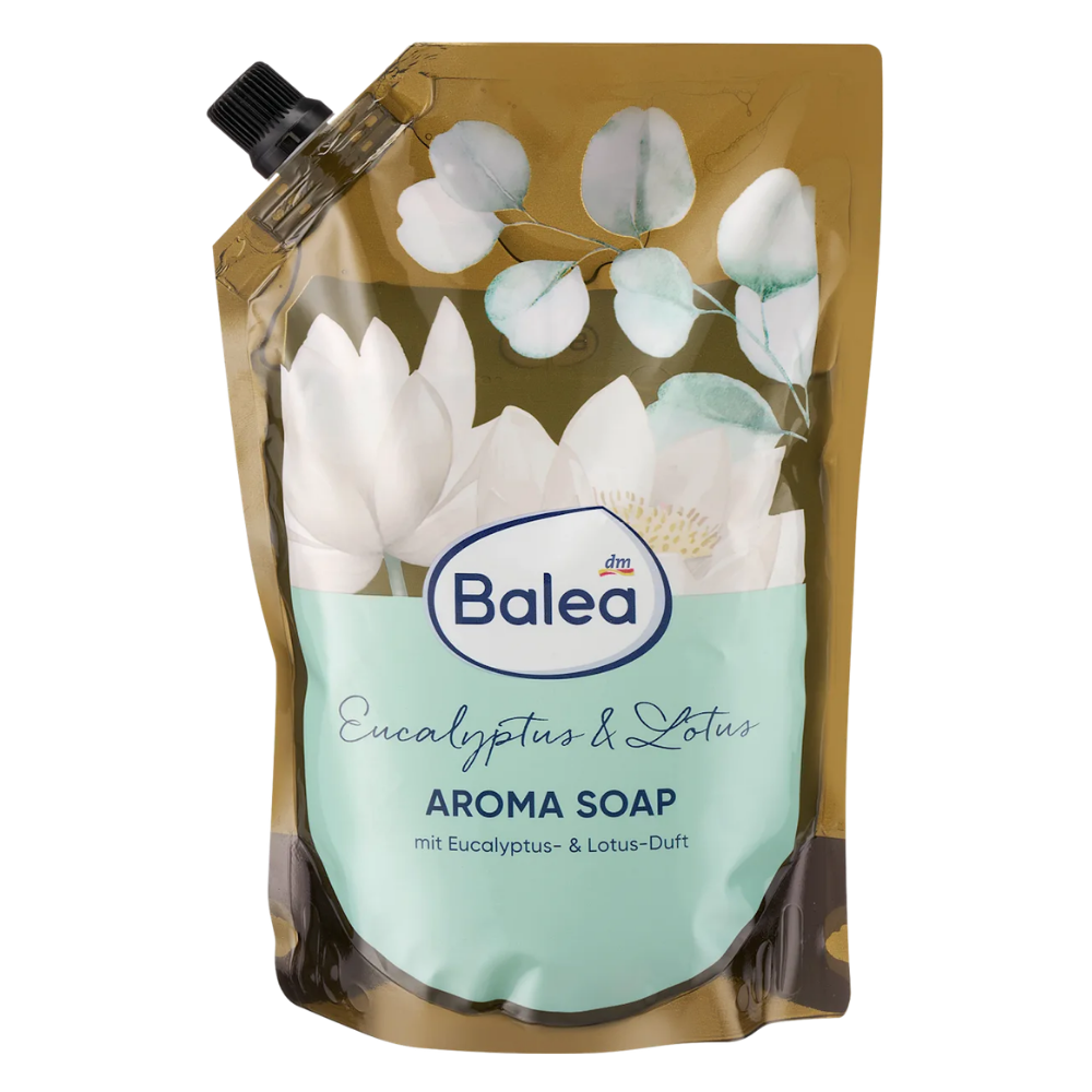Balea Liquid Soap Eucalyptus & Lotus Refill Pack – 500 ml