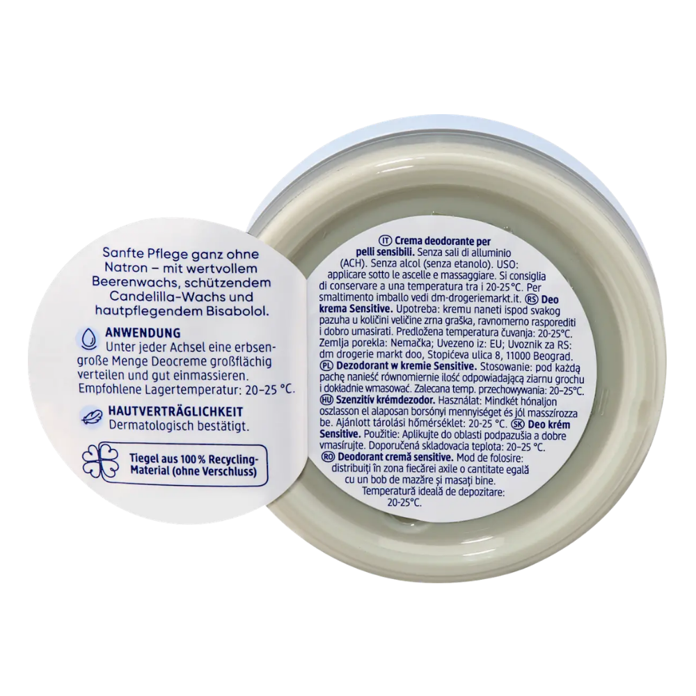 Balea Deodorant Cream Sensitive – 50 ml