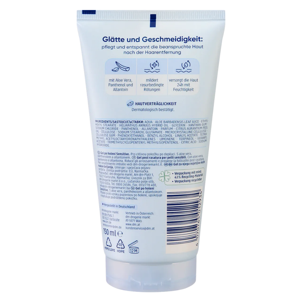 Balea Aftershave Care Gel Sensitive – 150 ml – view 3