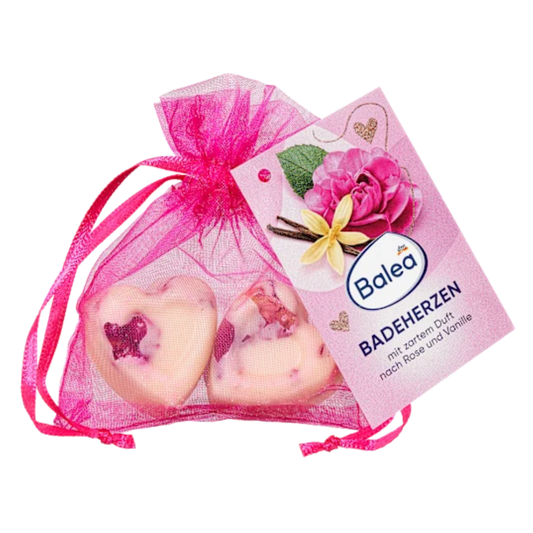 Balea Bath Hearts Rose-Vanilla – 36 g