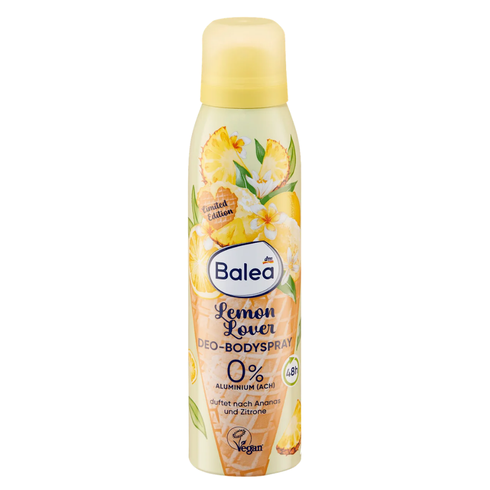 Balea Deodorant Body Spray "Lemon Lover" – 150 ml