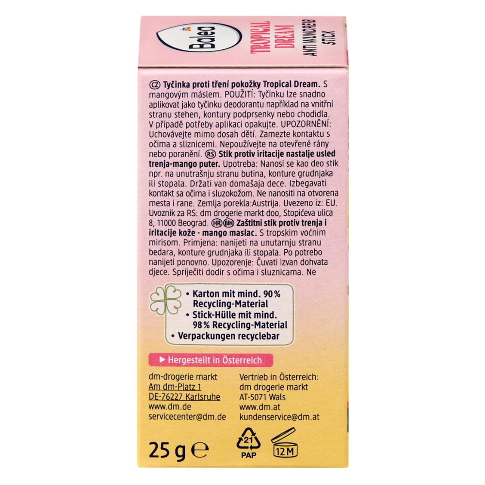 Balea Anti-Chafing Stick "Tropical Dream" – 25 g
