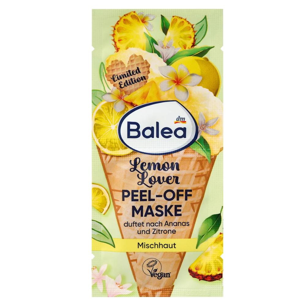 Balea Peel-Off Face Mask "Lemon Lover" (2x8ml) – 16 ml