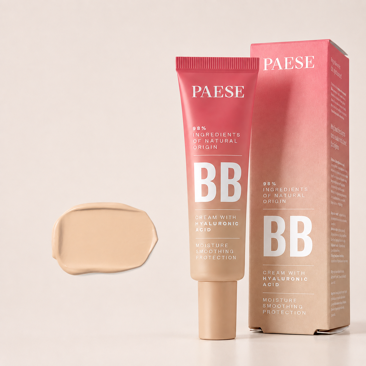 PAESE BB Cream with Hyaluronic Acid - 01 Ivory - 30 ml