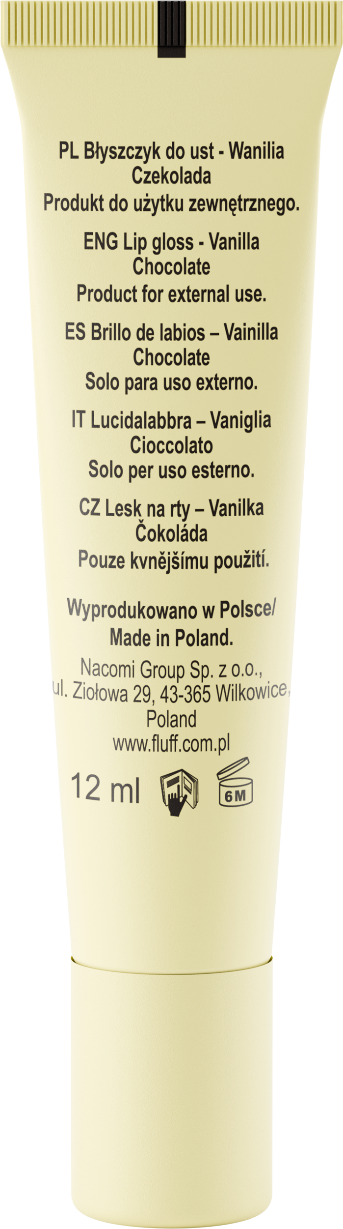 FLUFF - FACE & BODY CARE GIFT SET - VANILLA CHOCOLATE