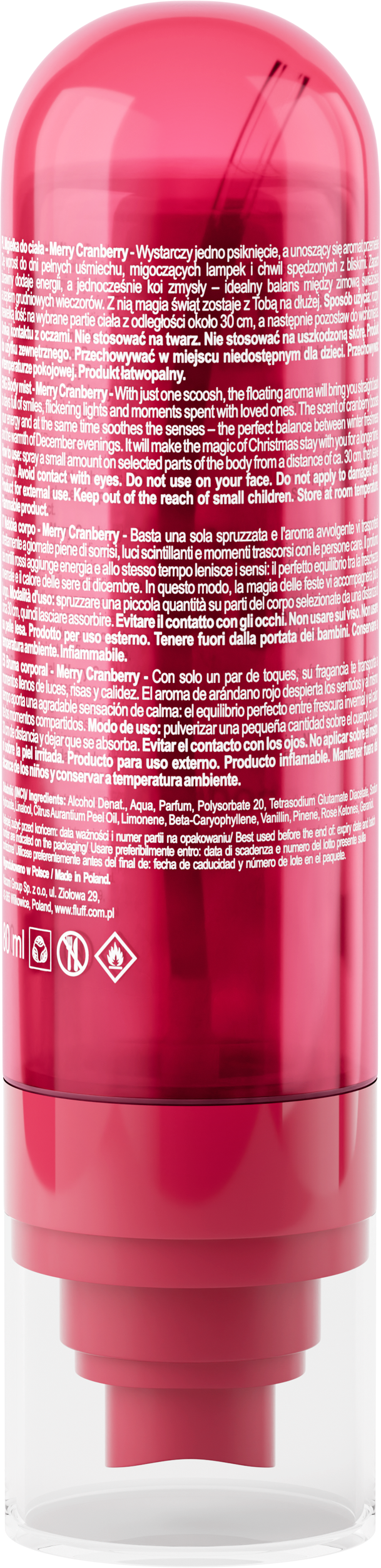 FFLUFF - ACE & BODY CARE GIFT SET - MERRY CRANBERRY