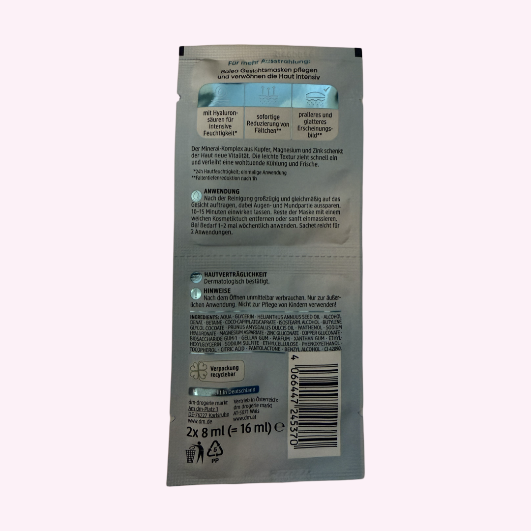 HYALURONIC FACE MASK