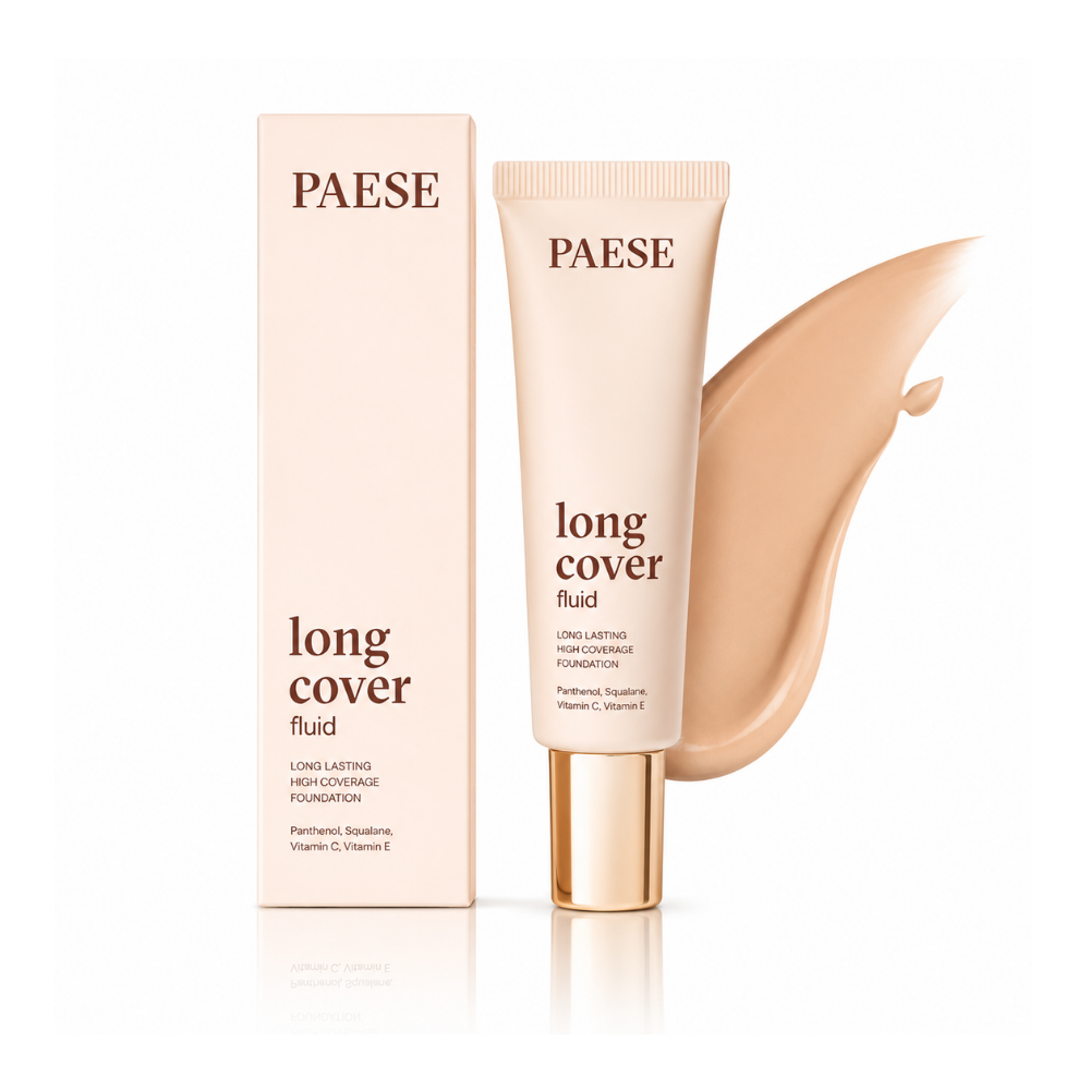PAESE Long Cover Fluid Tube - 01 Light Beige - 30 ml