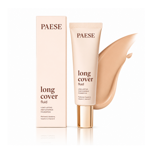PAESE Long Cover Fluid Tube - 01 Light Beige - 30 ml