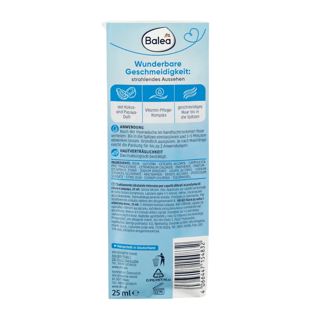 BALEA - MOISTURISING HAIR TREATMENT