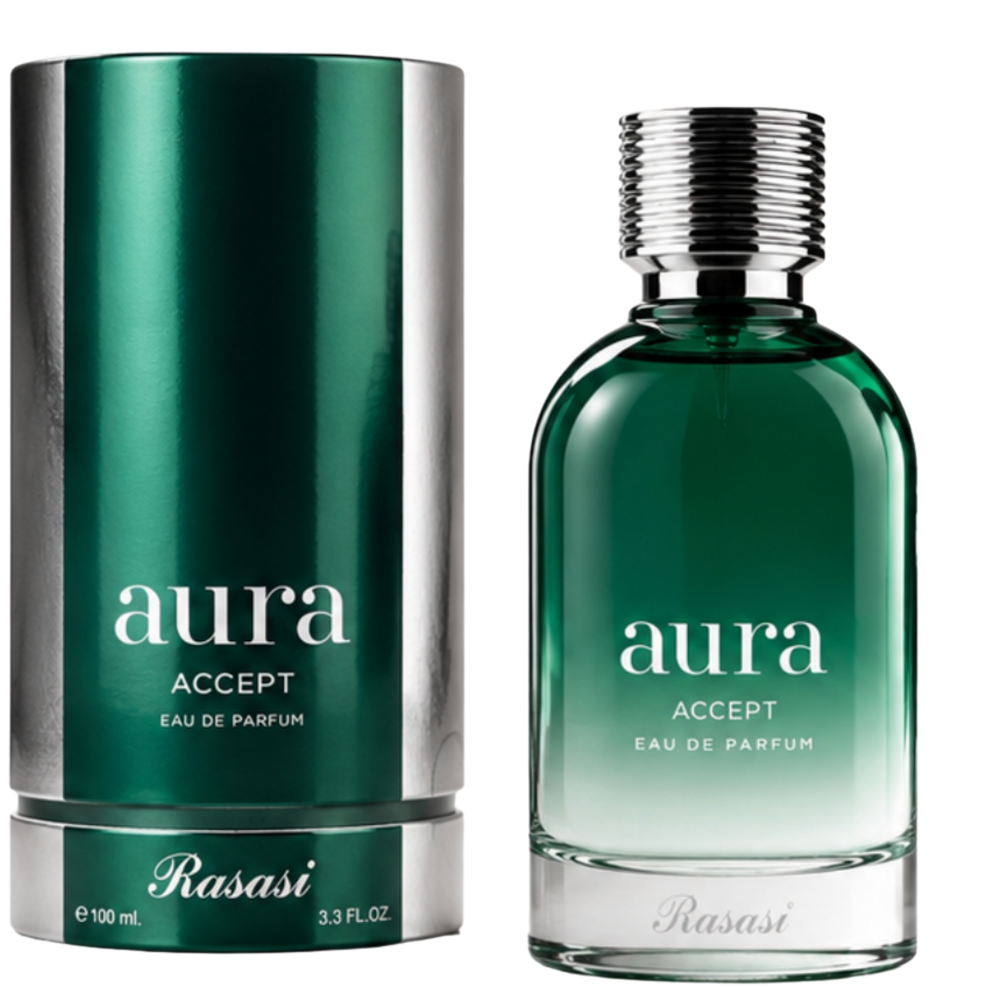 Arabic perfume unisex Rasasi Aura Accept Eau de Parfum bottle
