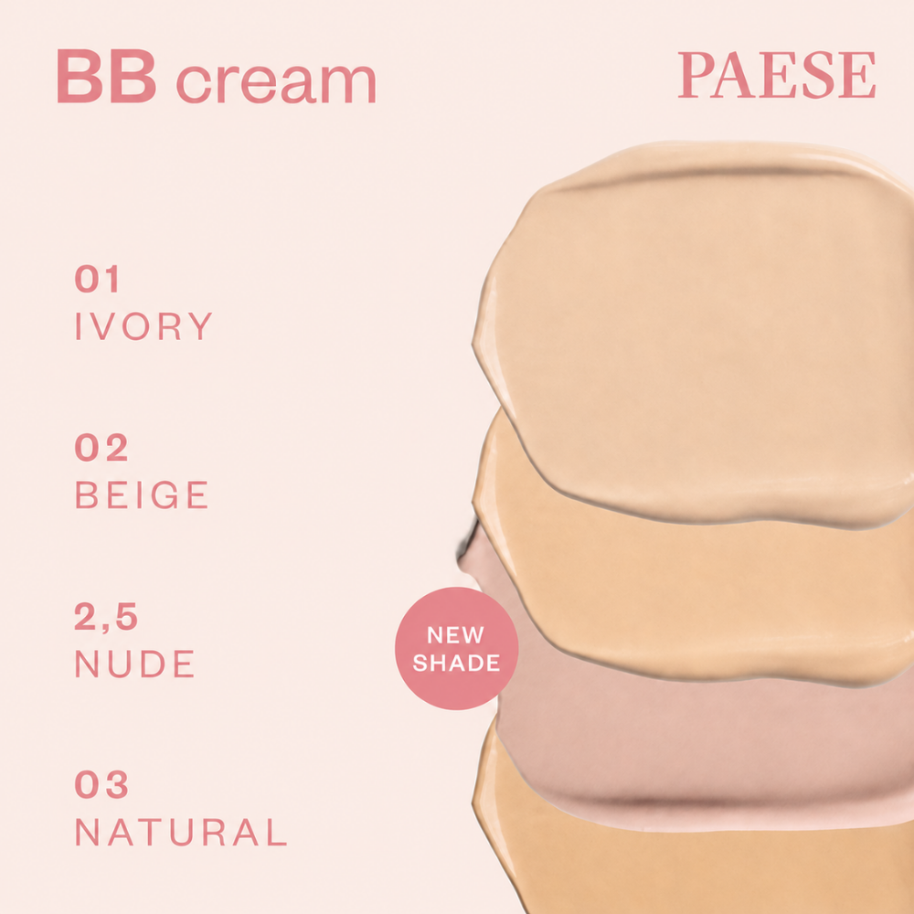 PAESE BB Cream with Hyaluronic Acid - 01 Ivory - 30 ml
