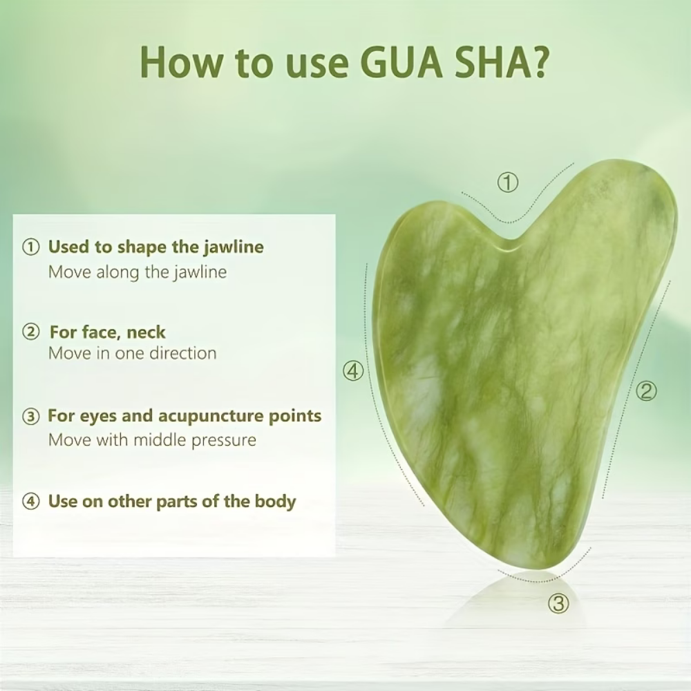 XIUYAN STONE GUA SHA FACIAL TOOL - 1 psc