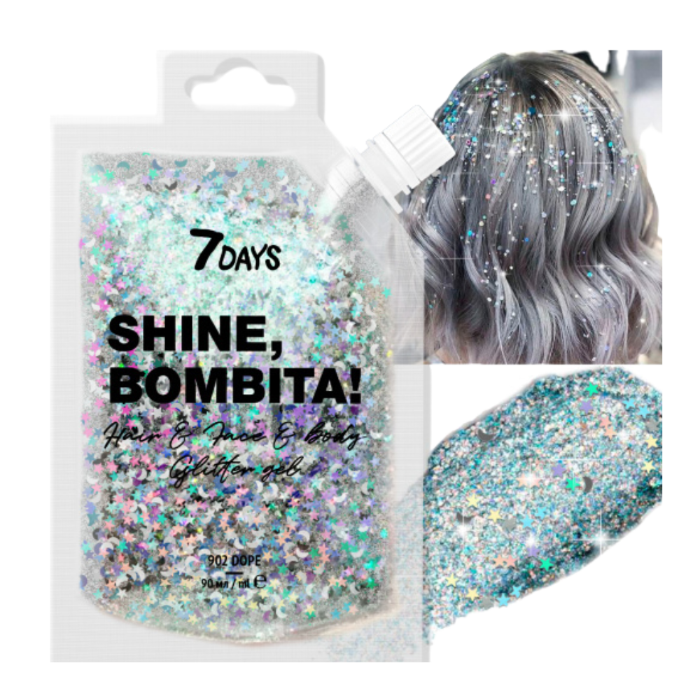 GEL GLITTER FOR FACE, HAIR & BODY - DOPE