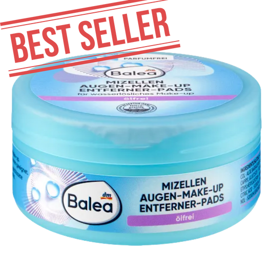 Balea Oil-Free Eye Makeup Remover Pads 50 Pads – Micellar Makeup Remover