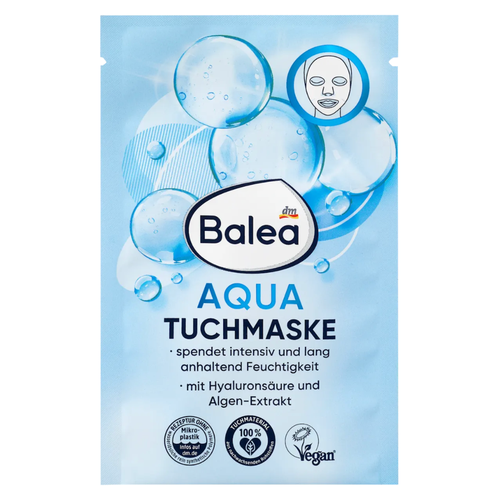 Balea Aqua Sheet Mask hydrating face mask